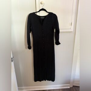 Abercrombie & Fitch Black Long Sleeve Dress
